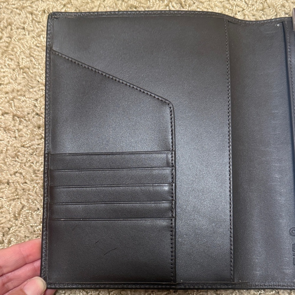 Coach Brown Signature Canvas Organizer - Picture 6 of 9